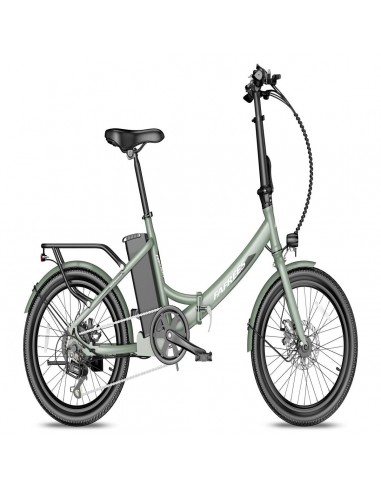 FAFREES F20 Light Electric Bike - 250W Motor 522WH Battery 60KM Range - Dark green 2024