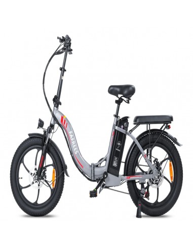 FAFREES F20 Electric Bike - 250W Motor 576WH Battery 70KM Range - Gray une grave pollution 