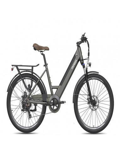 FAFREES F26 Pro Electric Bike | 250W Motor 360WH Battery 40KM Range | Disc Brakes | Gray Fin de série