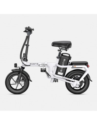 ENGWE O14 15.6AH Electric Bike - 250W Motor 748.8WH Battery 71KM Range Disc Brakes - White de l' environnement