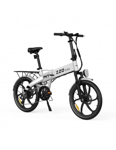 PVY Z20 Pro Electric Bike - 250W Motor 36V10.4AH Battery 80KM Range Mechanical Disc Brakes - White le des métaux précieux