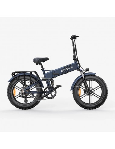 Engwe Engine Pro 2.0 Foldable Electric Bike - 20 Inch Tires 750W Motor 52V16Ah Battery 110KM Range - Blue de France