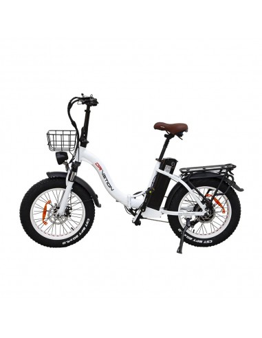 DrveTion CT20 Electric Bike - 20*4.0 Inch Tires 750W Motor 48V20Ah Battery 60-90KM Range - Pearl White du meilleur 