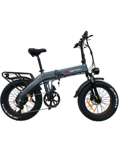 DrveTion BT20 Electric Bike - 20*4.0 Inch Tires 750W Motor 48V10Ah Battery 25-35KM Range - Black Grey de France