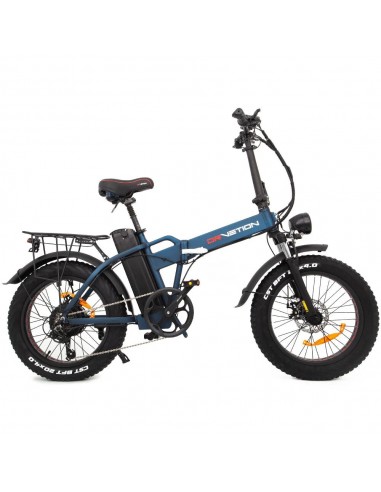 DrveTion AT20 Electric Bike - 20*4.0 Inch Tires 750W Motor 48V15Ah Battery 50-70KM Range - Matte Blue la colonne vertébrale