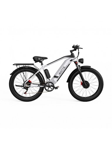 Duotts F26 Electric Bike - 750W*2 Motors 840WH Battery 50KM Range - Silver white vente chaude votre 