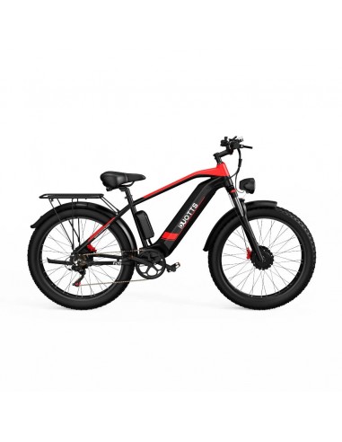 Duotts F26 Electric Bike - 750W*2 Motors 840WH Battery 50KM Range - Black red pas cher 