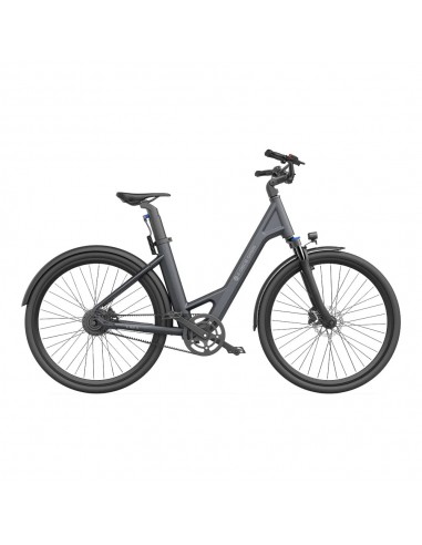 ADO Air 28 Electric Bike - 250W Motor 36V13.5Ah Battery 100KM Assisted Autonomy Hydraulic Disc Brake - Grey paiement sécurisé