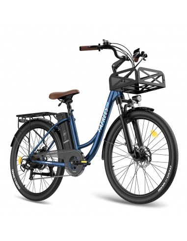 FAFREES F26 Lasting Electric Bike - 250W Motor 36V20.3Ah Battery 160KM PAS Mode Range Mechanical Brakes - Blue vous aussi creer 