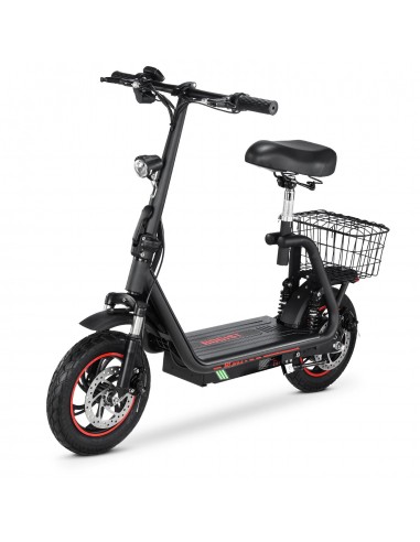 BOGIST M5Pro-S Electric Scooter - 500W Motor 48V 13AH Battery 35KM Range Disc Brakes - Black Red une grave pollution 