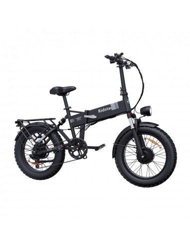 Ridstar H20 Pro Electric Bike - 500W*2 Dual Motors 48V23Ah Battery 20" Tires Hydraulic Oil Disc Brakes - Black en linge