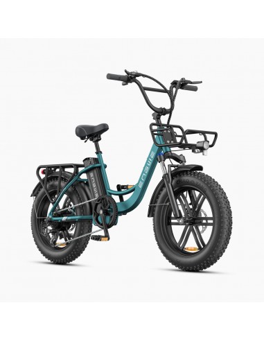 Electric Bike ENGWE L20 Boost - 250W Motor 48V13Ah Battery 20 Inch Tires Mechanical Disc Brakes - Green en ligne des produits 