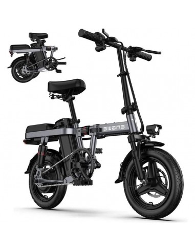 ENGWE T14 EU Electric Bike 250W Motor, 480WH Battery, 45KM Range | Stylish Gray eBike for you! 2024