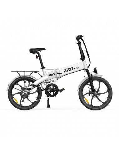 PVY Z20 Pro Electric Bike - 250W Motor 36V10.4AH Battery 80KM Range Mechanical Disc Brakes - White shop