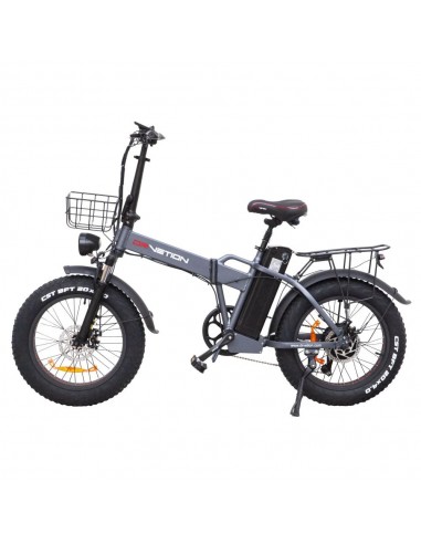 DrveTion AT20 Electric Bike - 20*4.0 Inch Tires 750W Motor 48V15Ah Battery 50-70KM Range - Black Grey soldes