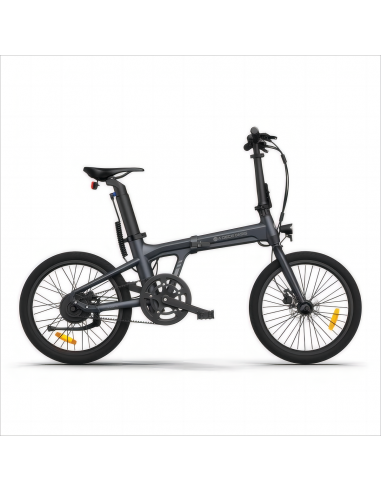 ADO Air 20 Electric Folding Bike - 250W Motor 36V9.6Ah Battery 100KM Assisted Autonomy Hydraulic Disc Brake - Grey de pas cher