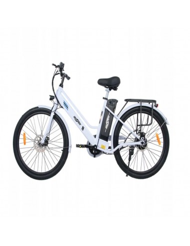 ONESPORT OT18 Electric Bike | 350W Motor 518.4WH Battery 35KM Range | White brillant des détails fins