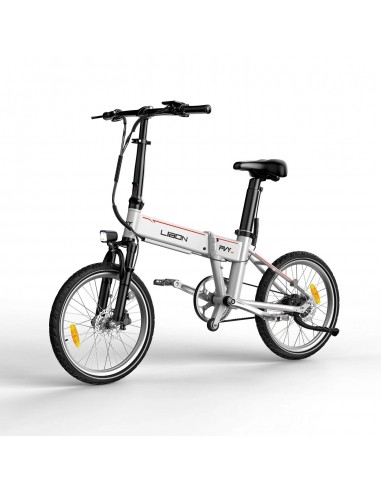 PVY Libon 10AH Electric Bike - 500W Motor 36V10AH Battery 130KM Range Hydraulic Disc Brakes - White Les magasins à Paris