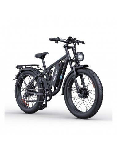 Ridstar E26 Pro Electric Bike - 500W*2 Dual Motors 48V23Ah Battery 26" Tires Hydraulic Oil Disc Brakes - Black d'Europe débarque