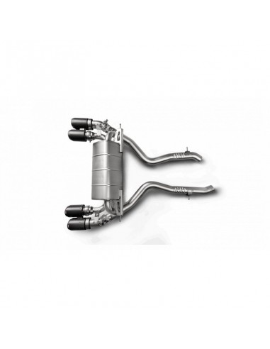 Slip On titane AKRAPOViC BMW M2 Compétition F87N les muscles